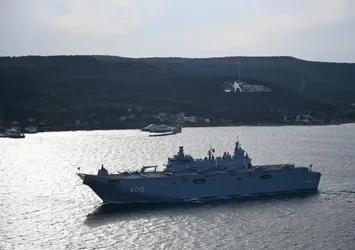 TCG Anadolu'dan ilk tatbikat