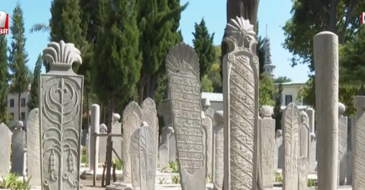 Tarihin tanığı olan Osmanlı mezar taşları!
