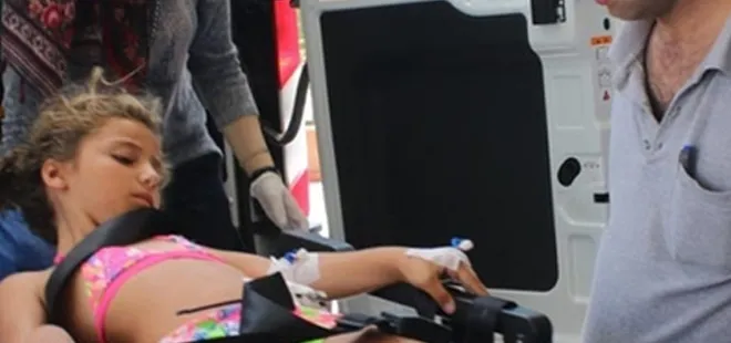 Kocaeli'de bisikletten düşen çocuğun karnına fren kolu saplandı