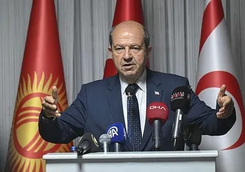 KKTC Cumhurbaşkanı Ersin Tatar'dan 'Kıbrıs Türk Devleti' çıkışı: Bu işin kuzeyi güneyi kalmadı! Bütün denizlerde hak iddia ediyoruz