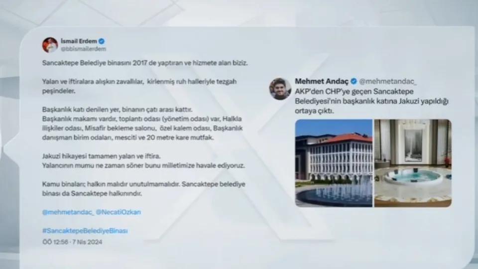 ’Jakuzi’ iddiası gerçek dışı!