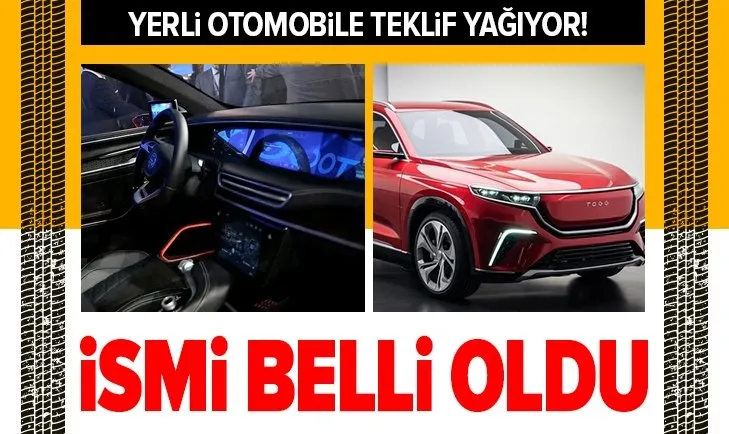Yerli otomobilin marka ismi belli oldu! İlk ihracat Almanya'ya
