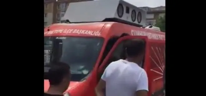 CHP aracından Selahattin Demirtaş’ın şarkısı çalındı