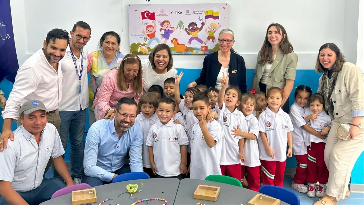 TİKA, Kolombiya'da 10 farklı okulda, okul öncesi eğitim sınıfları kurdu