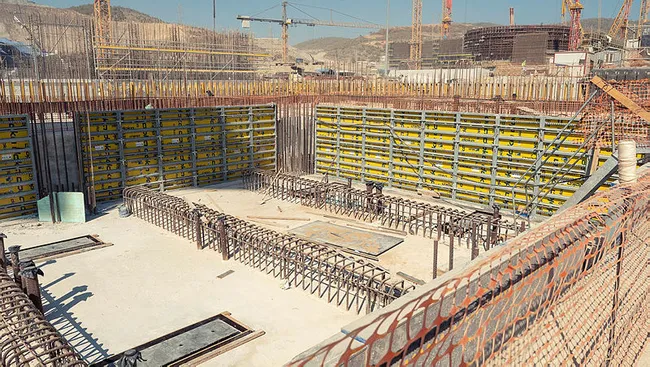 Akkuyu Nükleer Güç Santrali’nin 2. güç ünitesinde iki binanın temel atma çalışmaları tamamlandı