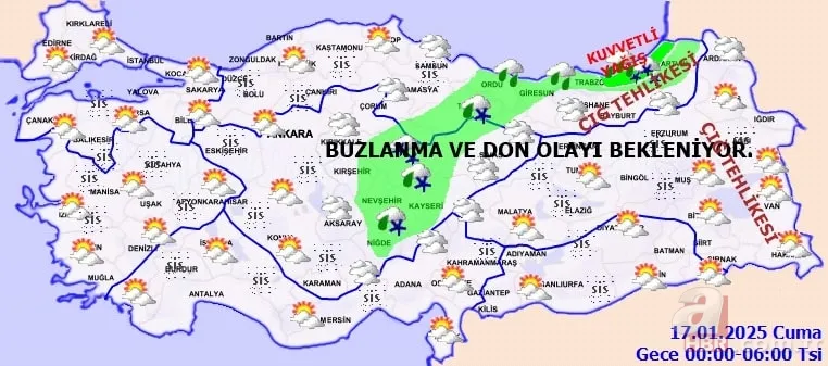 İzlanda soğukları bu sefer o bölgeyi sardı! Meteoroloji'den 3 ile sarı kodlu uyarı: 16 Ocak Perşembe bugün kar yağacak mı? 7
