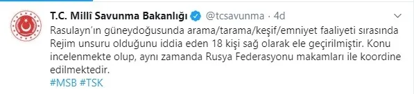 Milli Savunma Bakanlığından flaş açıklama - 1