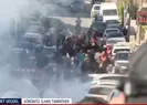 Secde edenlerin üzerine biber gazı yağdırdılar