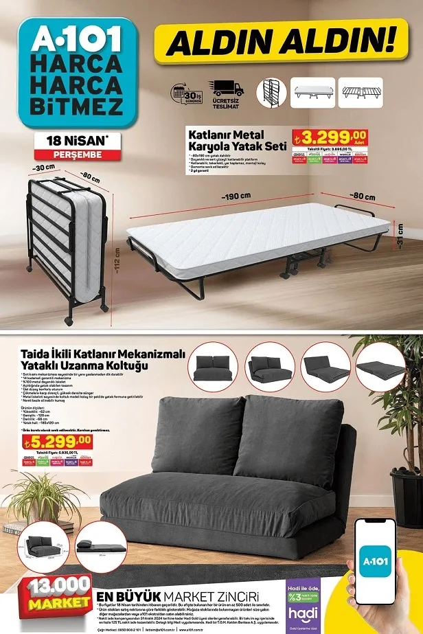 24 Nisan A101 aktüel ürünler kataloğu! A101’de 3 Musluklu Su Sebili, TV Box, Şarjlı Su Pompası, Apec 150 CC Motor uyguna satışta