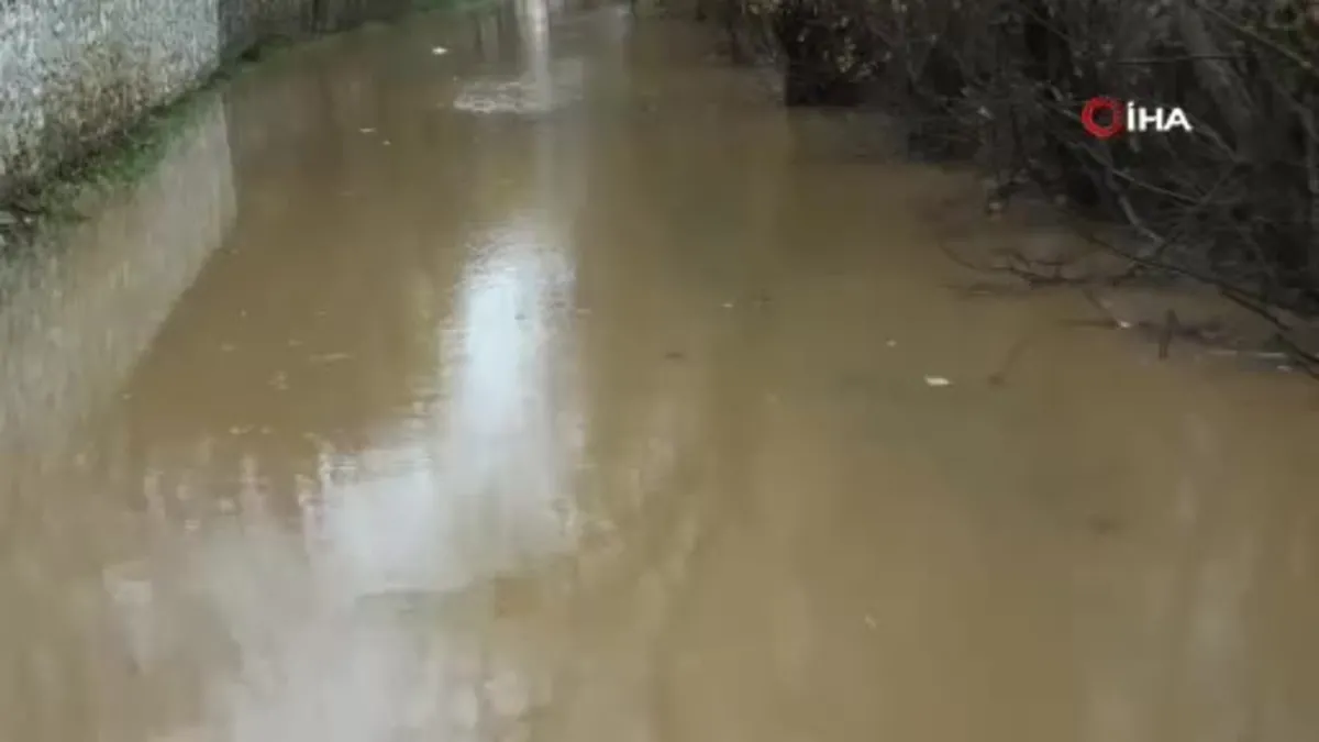 Muğla'da yağış su baskınlarına sebep oldu