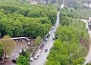 Yasak öncesi görüntülendi! Su kuyruğu