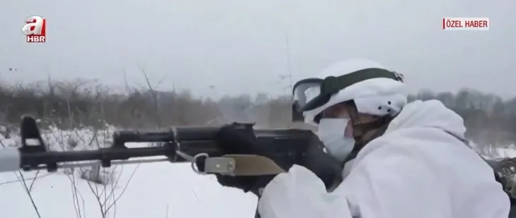 Ukrayna’da tansiyon yüksek! Rusya – Ukrayna sınırında eller tetikte | A Haber Donbas’ta: Askerler siper kazmış hazır bekliyor