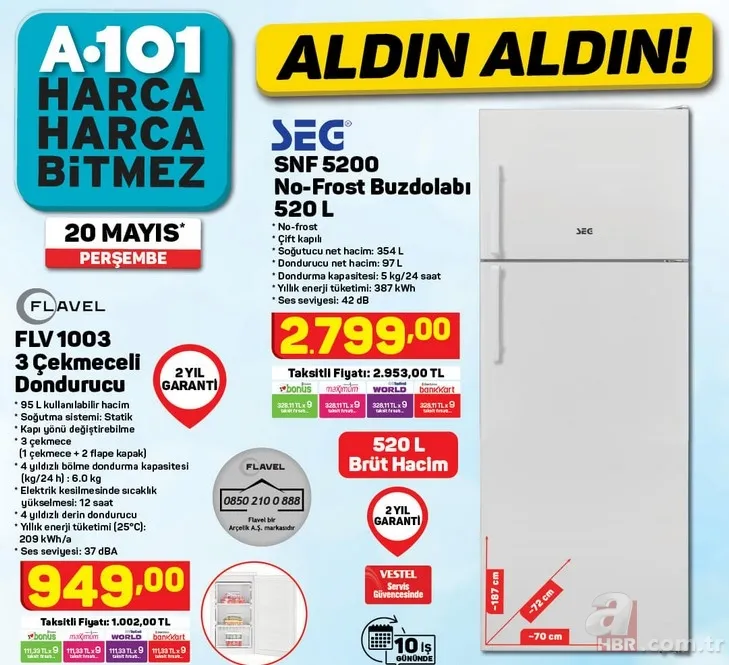 A101'de perşembe indirimleri başlıyor! 20 Mayıs 2021 A101 aktüel ürünler kataloğunda neler var? 4