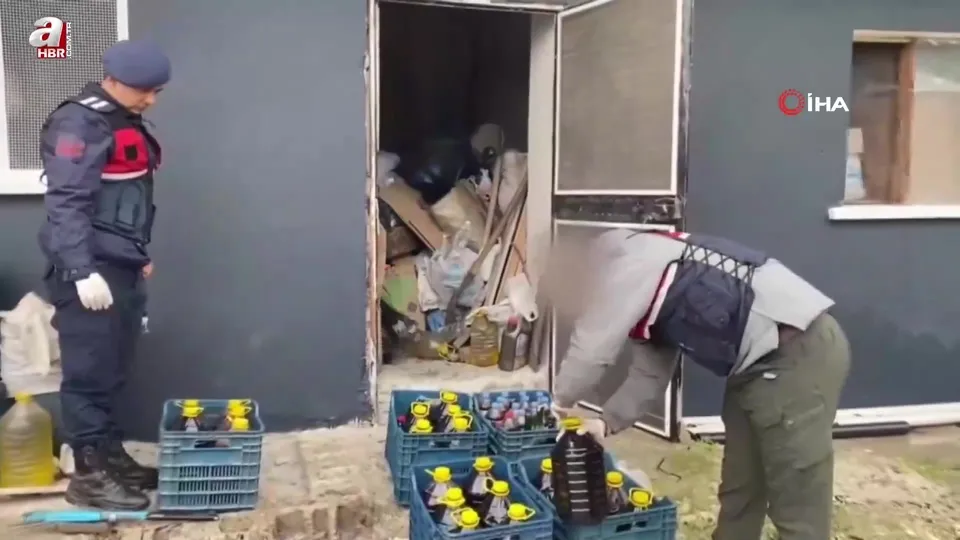 Mersin’de sahte içki operasyonu: 2 gözaltı