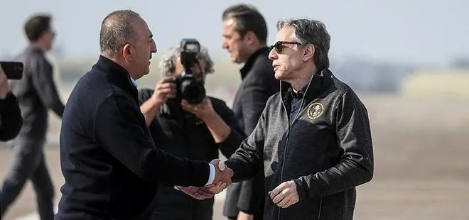 Dışişleri Bakanı Mevlüt Çavuşoğlu ile ABD Dışişleri Bakanı Antony Blinken deprem bölgesinde