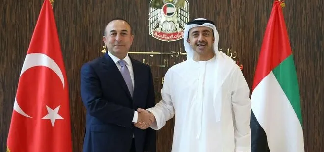 Dışişleri Bakanı Çavuşoğlu, BAE Dışişleri Bakanı El Nahyan ile görüştü