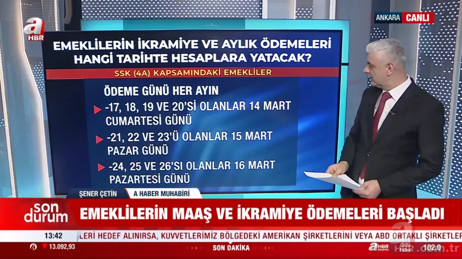 Emekliye ödemeler yattı! Maaş ve 4.000 TL ikramiye takvimi: SSK, Bağ-Kur, 4C 2