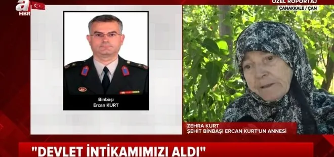 Şehit Binbaşı Ercan Kurt’un ailesi A Haber’e konuştu: Devlet intikamımızı aldı acımız hafifledi