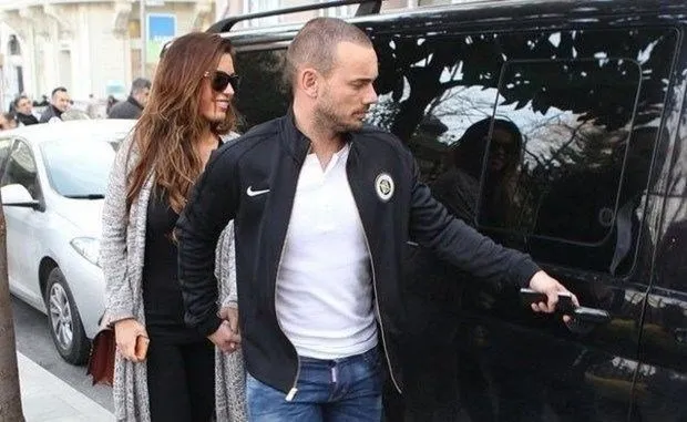 Yolanthe Cabau ile boşanmanın eşiğinden dönen Wesley Sneijder yine aldattı!