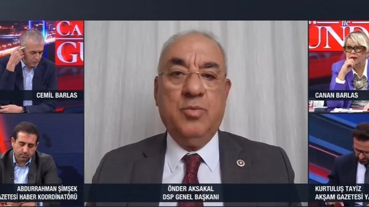 DEM Parti'li Sakık neden hakaret etti?  DSP Genel Başkanı Önder Aksakal A Haber'de soruları yanıtlıyor