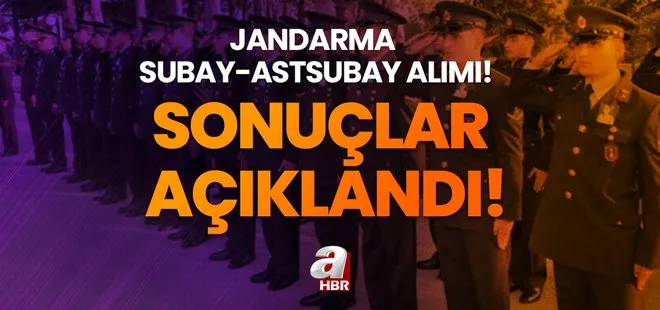 Jandarma subay-astsubay alımı sonuçları açıklandı! Subay astsubay temini sınav sonucu sorgulama ekranı 2023! MUVAZZAF/SÖZLEŞMELİ, TABİP/DİŞ TABİBİ/VETERİNER... vatandas.jandarma.gov.tr