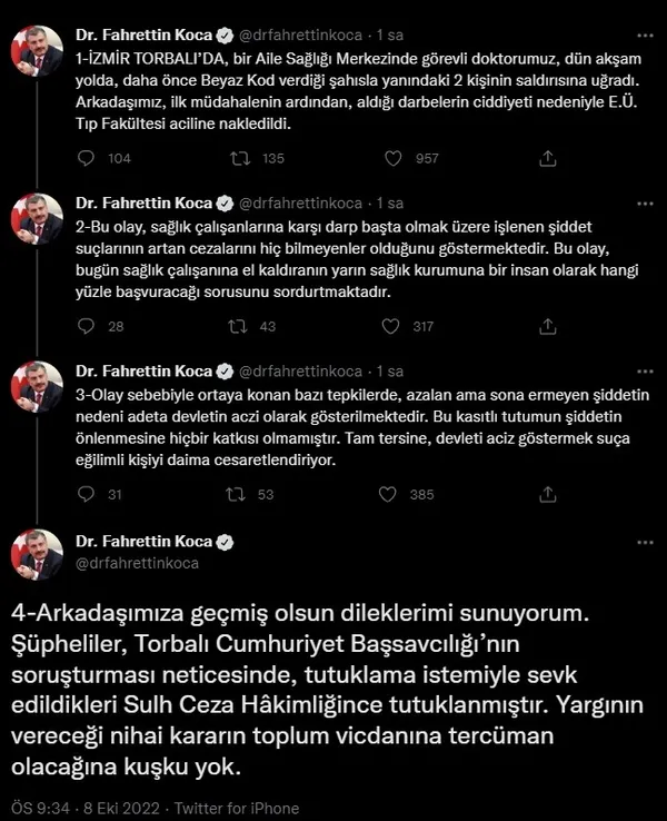 İzmir’de doktora pusu kurarak darbeden zanlılar tutuklandı