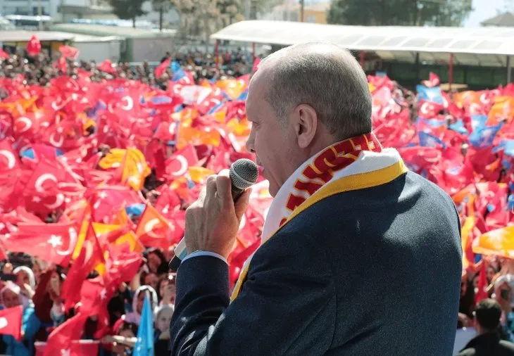 Başkan Erdoğan'a Şırnak'ta sevgi seli