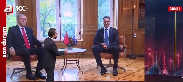 Yunanistan’da bu görüntü konuşuluyor! Başkan Erdoğan’ın ziyareti Yunanistan’da nasıl yankılandı? Liderlerin beden dili ne anlatıyor?