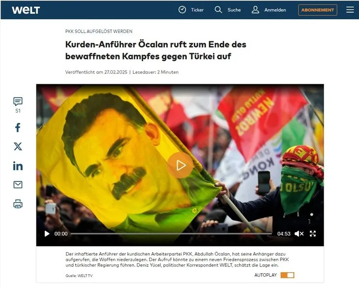 PKK’nın fesih kararı dünya basınında! Son dakika olarak servis edildi! Yunanistan’dan İsrail’e kim ne dedi?