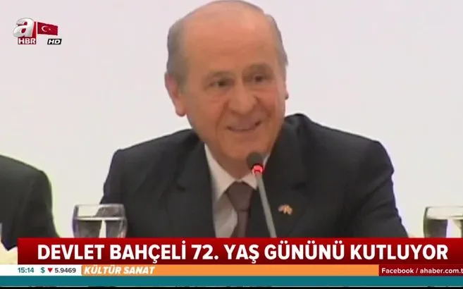 Mhp Lideri Bahceli 72 Yasinda Video Ahaber Son Dakika Video Izle