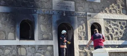 Trabzon’daki yangında mucize olay! Cami küle döndü kutsal kitabımız sapasağlam kurtarıldı