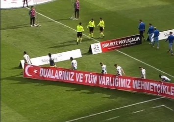 Atiker Konyasporlu futbolculardan askerlerimize destek