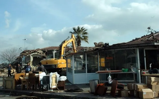 Kumkapı Balıkçılar Çarşısı yıkıldı