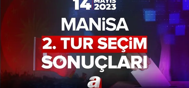 MANİSA SEÇİM SONUÇLARI 2023! 28 Mayıs Pazar 2. Tur Cumhurbaşkanı seçim sonuçları! Başkan Erdoğan, Kılıçdaroğlu oy oranları yüzde kaç?