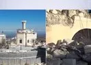 Depremde tarihi yapılar zarar gördü