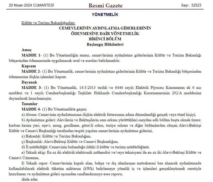 Cemevlerinde yeni dönem! Artık devlet ödeyecek