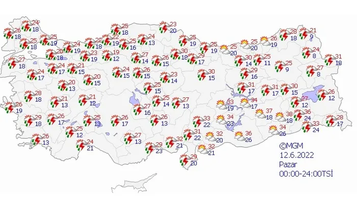 Son dakika: Meteorolojiden İstanbul dahil 7 il için gök gürültülü sağanak uyarısı | 5 günlük hava durumu tahmini - 3