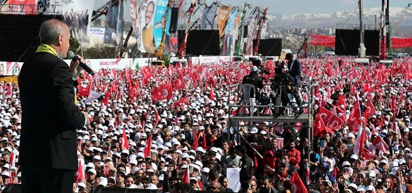 Son dakika: Başkan Erdoğan'dan Ankara'da 31 Mart mesajı: Maskeleri düşecek