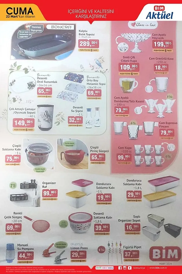 22 Mart 2024 BİM aktüel ürünler kataloğuyla hangi ürünler indirime girdi? BİM’dee Kaan Çapa Makinesi uygun fiyata satışta!