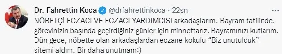 Sağlık Bakanı Fahrettin Koca’dan sağlık çalışanlarına müjde! Sonuç çok yakın