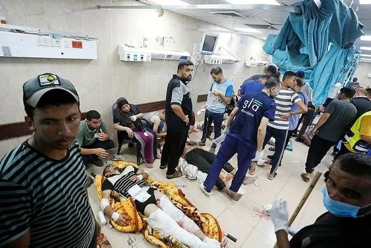 Katil İsrail'in Nusayrat Katliamı sonrası sokaklar ölülerle doldu! Netanyahu'nun talimatıyla 3 kampa birden saldırı