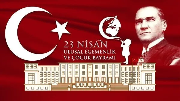 En güzel 23 Nisan kutlama mesajları! Hiç görülmemiş, farklı 23 Nisan resimli kutlama mesajları...