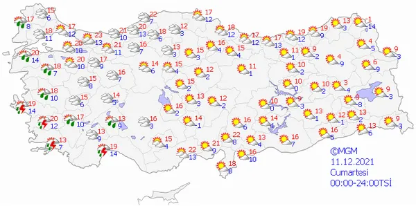 26 kent alarmda! Meteoroloji'den yoğun kar ve sağanak açıklaması! O iller tek tek tarih verilerek yarıldı! İşte 5 günlük hava durumu - 16