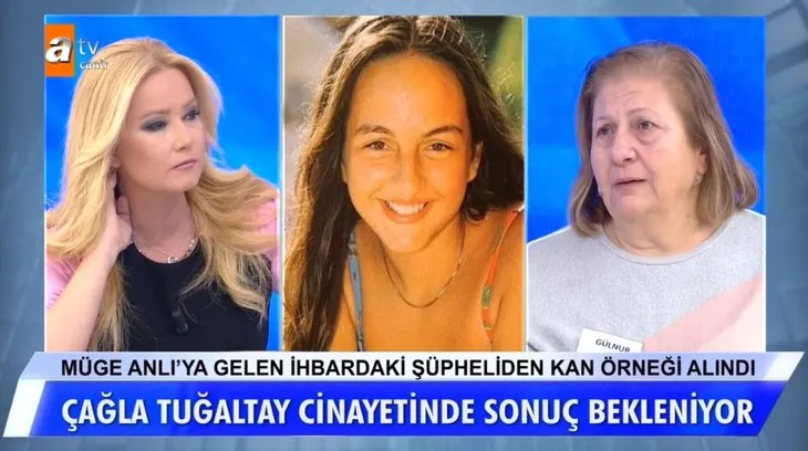 Müge Anlı’daki Çağla Tuğaltay cinayetinde son dakika gelişmesi! Şüpheliden DNA örneği alındı