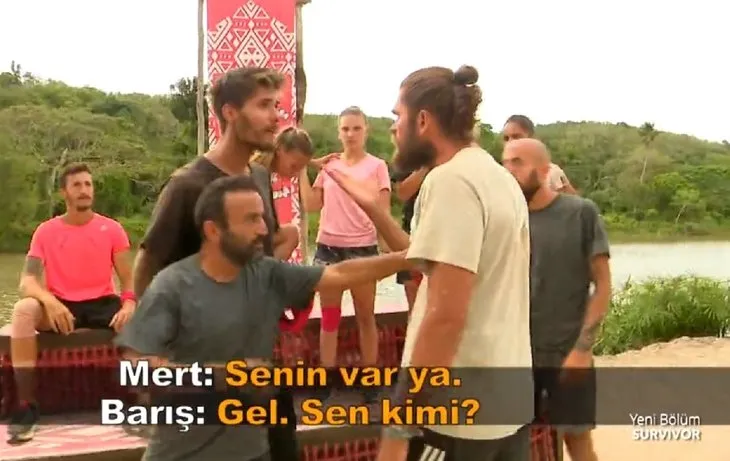 Barış Murat Yağcı ve Mert Öcal birbirine girdi! Survivor’da büyük kavga