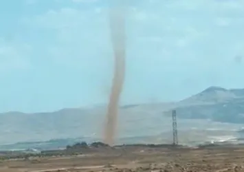 Gaziantep’te hortum! Panik anları kamerada