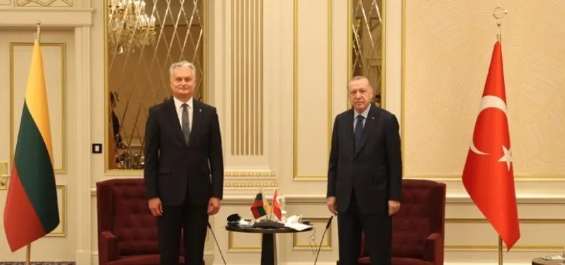 Son dakika: Başkan Erdoğan Litvanya Cumhurbaşkanı Gitanas Nauseda ile görüştü