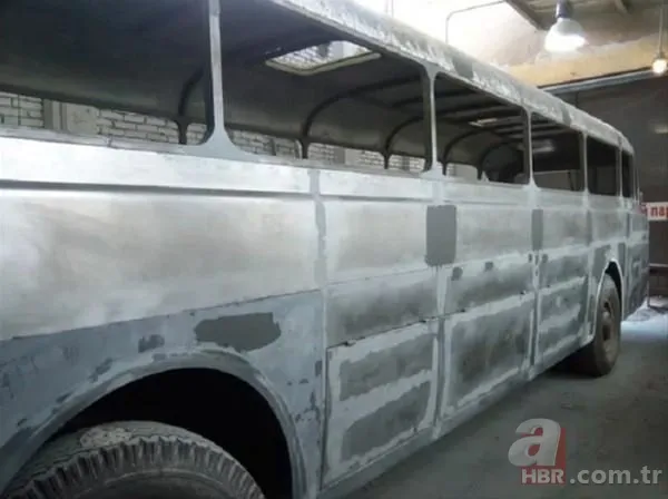 Hurda parçalardan dev araç yaptı! Gören hayrete düşüyor 9