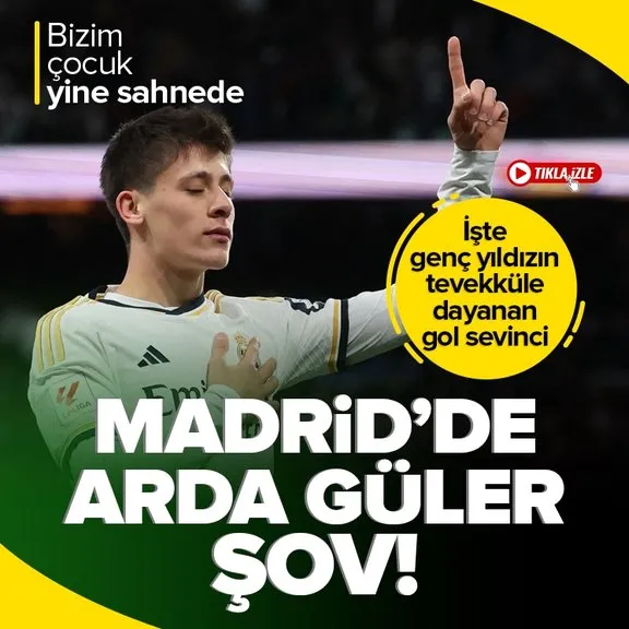 Real Madrid’de Arda Güler şov! 5. golünü böyle attı | İşte genç yıldızın tevekküle dayanan gol sevinci