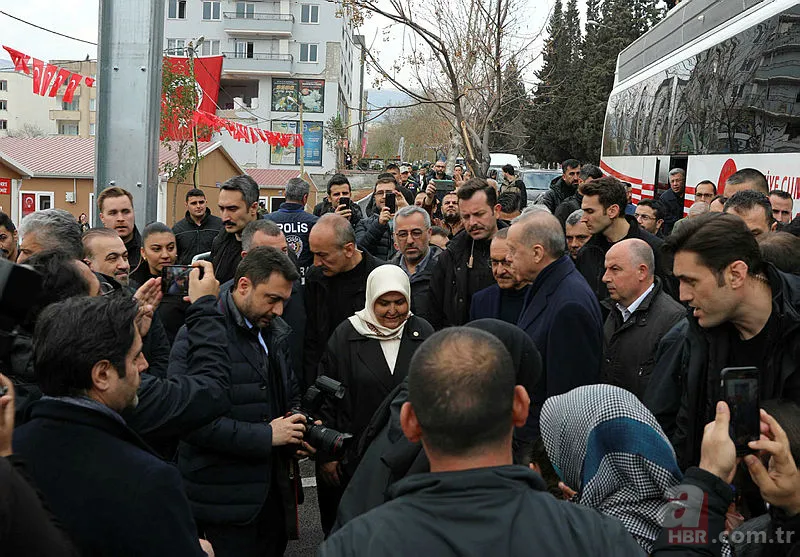 Başkan Erdoğan Kahramanmaraş'ta AFAD çarşısını ziyaret etti 6
